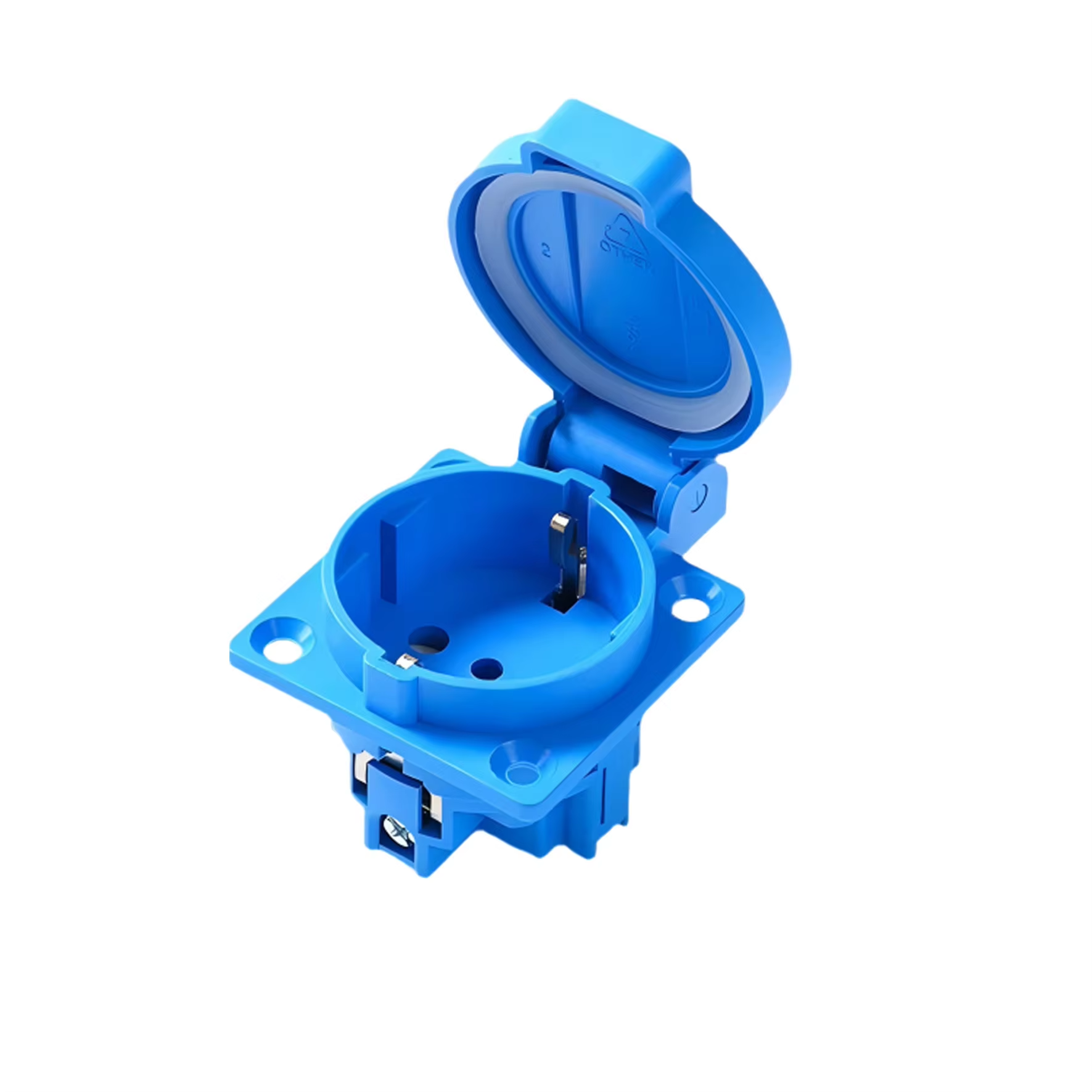 Italian Industry Outdoor Energy Storage Socket 16A Rated Current Extension Socket with 3 NFC Outlets Chile Wire Soldering