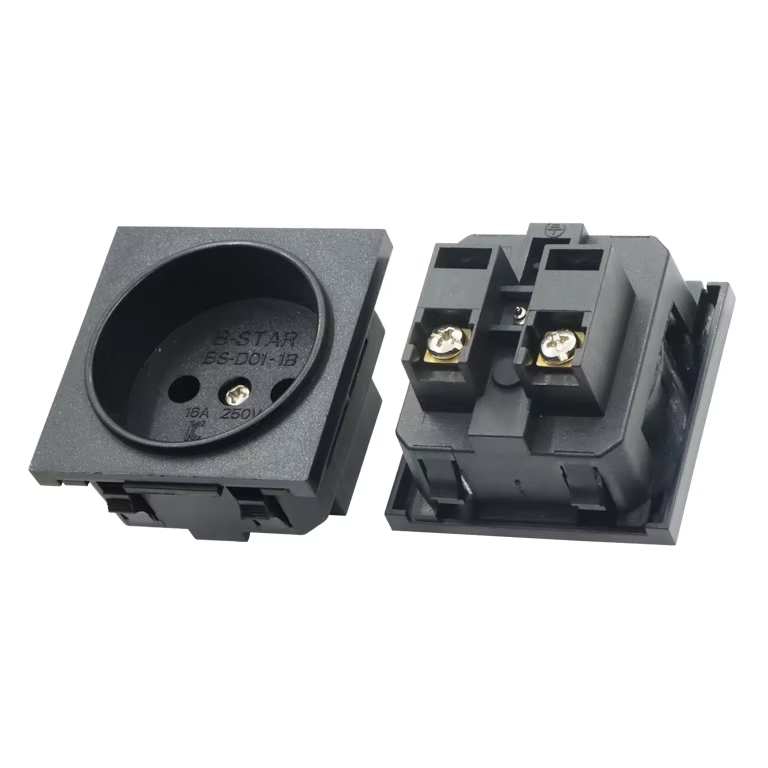 French Standard 16A Waterproof Extension Socket Outlet Industrial NFC Network Application