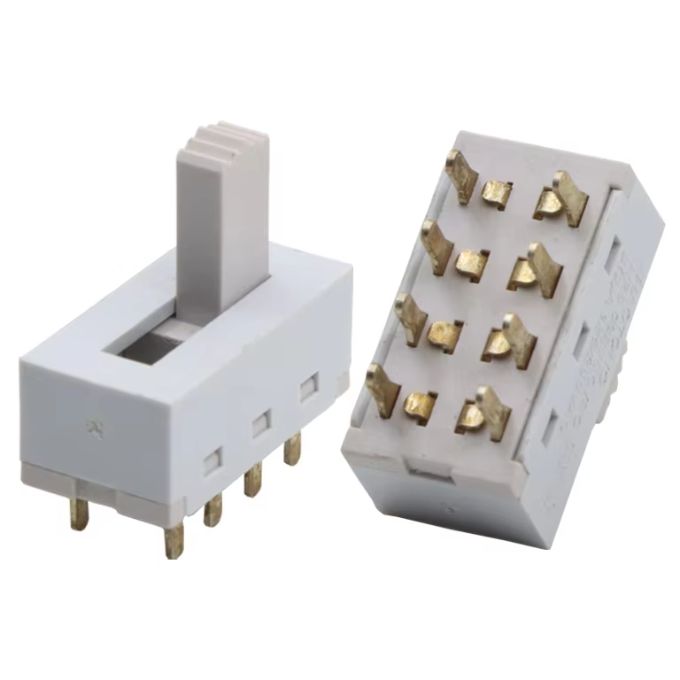 Hot Selling 8 Pin Slide Switch Factory Wholesale for Lamp On-Off Control