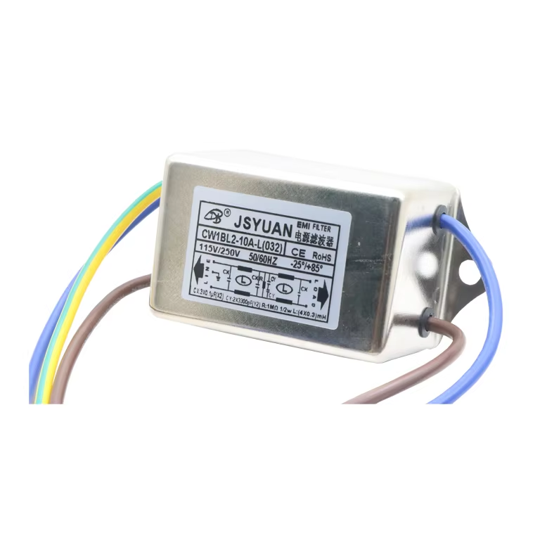 Single-Phase Power Line Noise Filter Wire Output EMI Filter LV Products