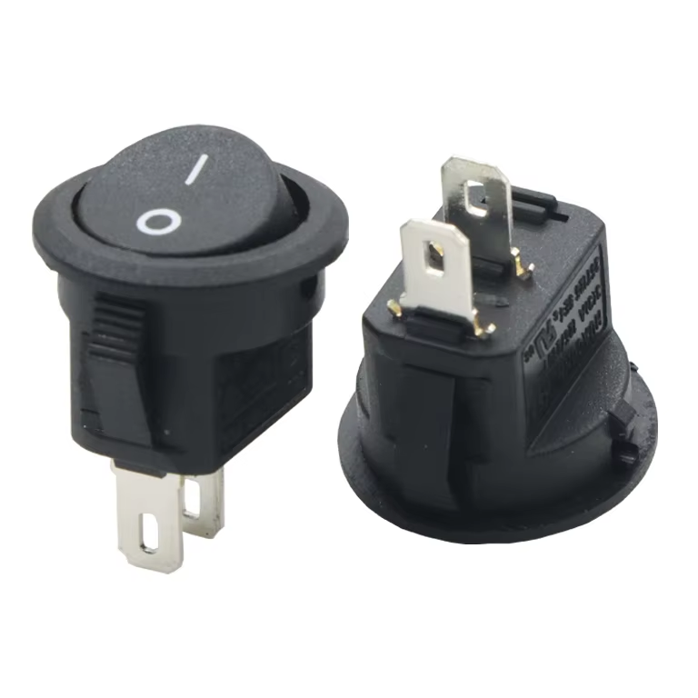2-Pin Illuminated Momentary Rocker Switch 3 Position Wiring Diagram for Car Dash Dashboard