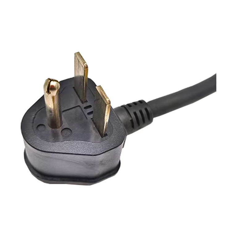 PSE Certified Japanese Standard Power Cord Industrial Equipment Application with Waterproof Plug and Three-Plug Pin Tail