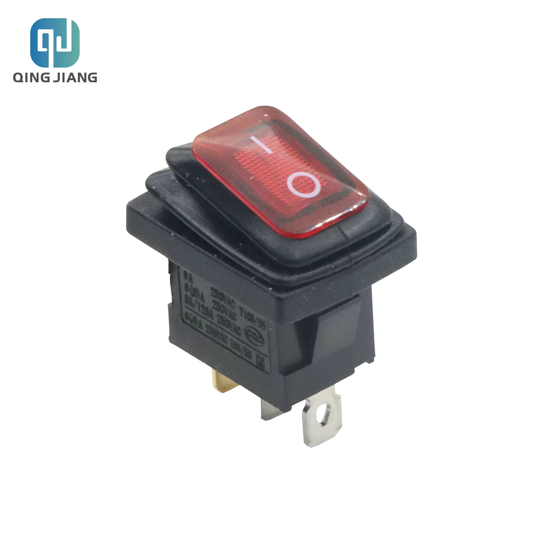 Waterproof Toggle Switch with Auto-Return for Smart Fan and Air Purifier