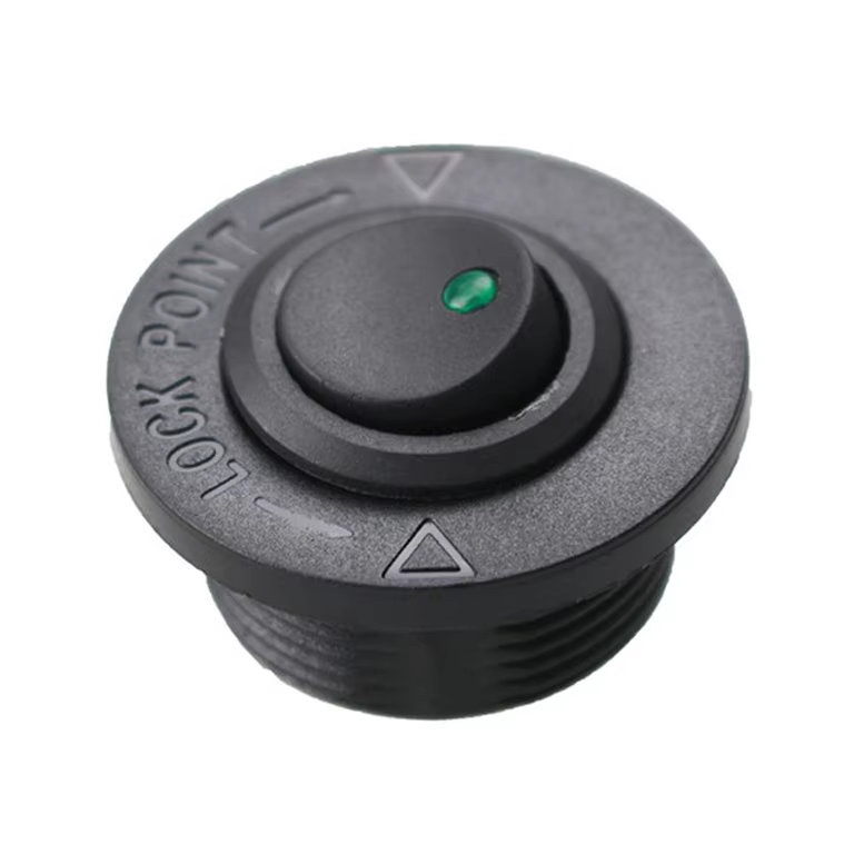 Modification Car Wagon One-piece Modification Rocker Switch Led Light 12v Yacht RV Ship Installation Switch Round