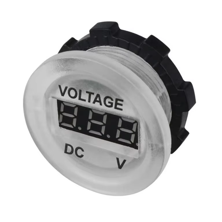 Voltmeter Digital Led 5V 48V Digital Voltmeter USB Voltmeter Waterproof With Standard Nut and Flat Surface
