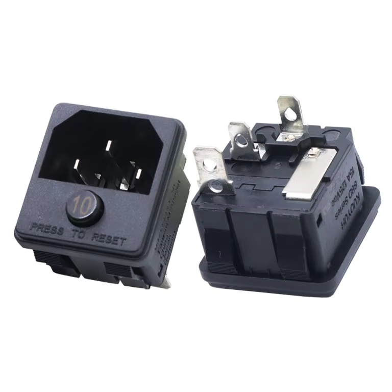 Ac Power Plug Sockets 250V 15A AC-02 3pins IEC C13 C14 Socket