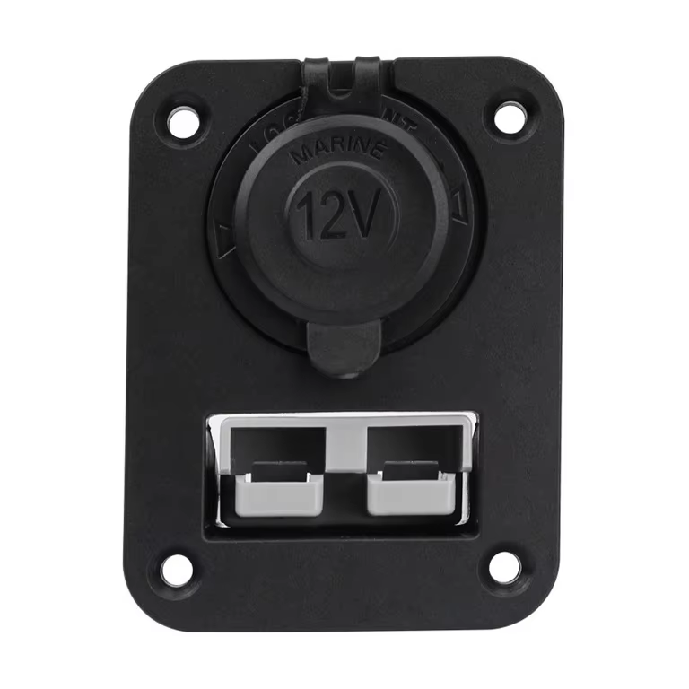 Usb Socket Panel with  Plug for Caravan Camper Boat Truck