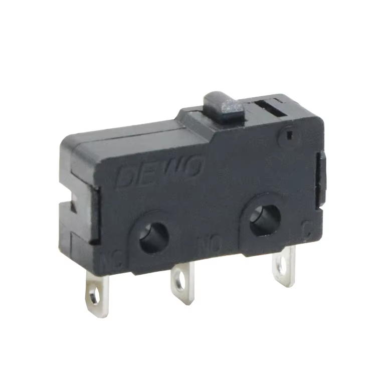NO NC 5A 10A 250V No Lever Arm Miniature Micro Switch With Pcb/Solder Terminal