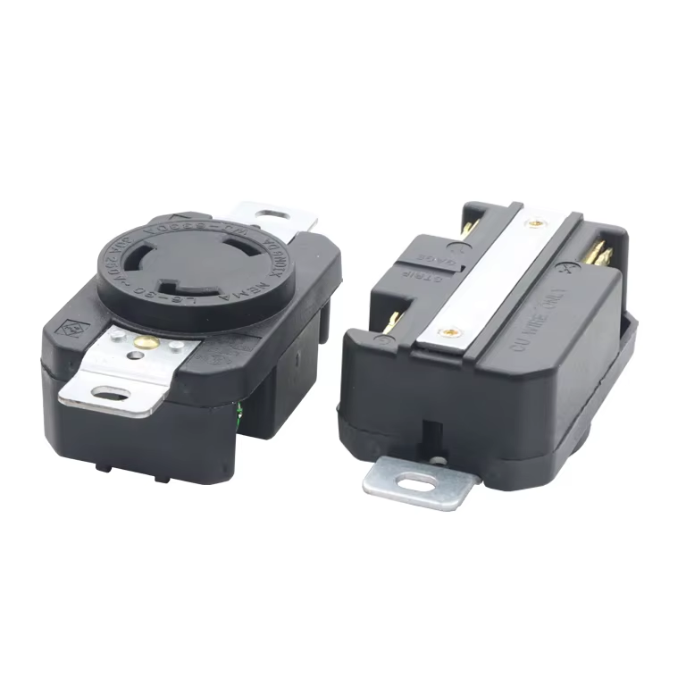 American Standard Grounding Box Panel Mount Industrial Extension Board Power Generator Socket for Electrical Products