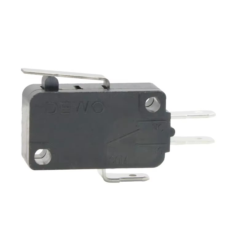 Medium Micro Switch 16A 250V Micro Limit Switch 2 Pins 3 Pins Micro Push Button Switch With Customizable Lever