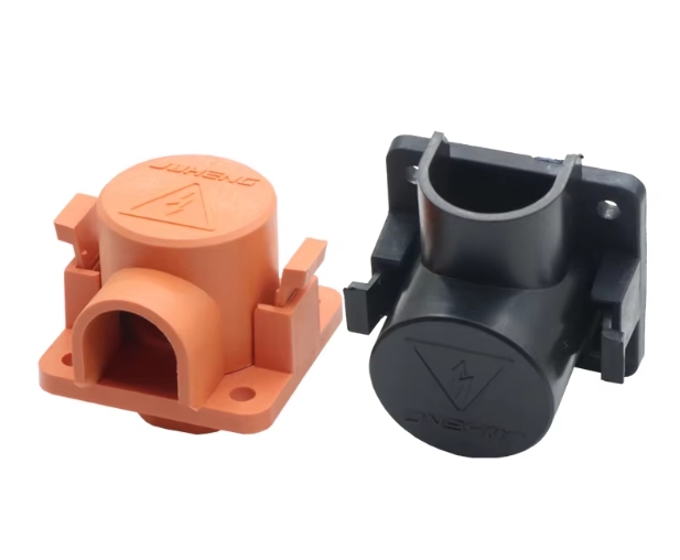 Energy Battery Storage Cabinet IP65 10A All Copper Through Wall Battery Terminal Connector for Electric Vehicle