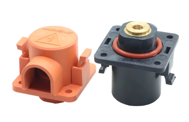 Energy Storage Battery Nylon Brass 1Pin High Voltage High Current IP68 Waterproof Outer Inner Screw Energy Storage Terminal
