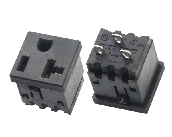 American Standard Electrical Supplies Three-Hole Socket 20A 125V American Extension Socket Electric Hidden Sockets