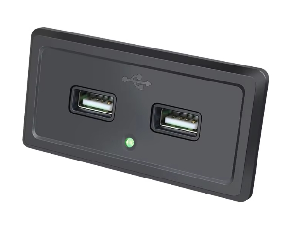 Mobile Phone Dual USB Charging Socket Input 12V-24V Dual-use Dual USB Car Phone Charger for RV