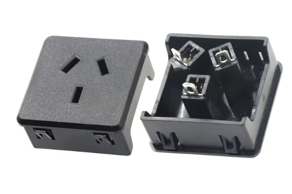 10A 250V Industry Electric Plug Square Socket Three-Hole High Quality Sockets for Australia