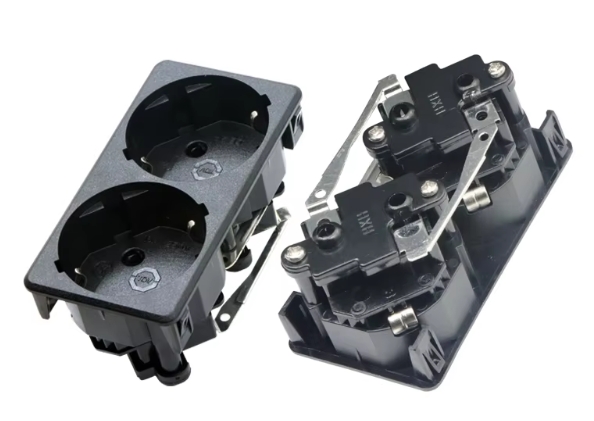 European Standard Embedded Industrial Socket 16A Outlet 2 Bit German AC Power Socket