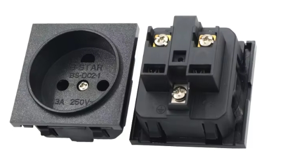 AC Power PDU Socket Danish Receptacle Power Outlet Industrial Connector