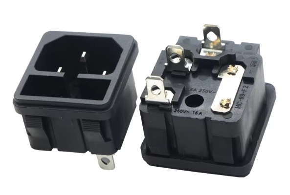 AC Power Socket with Rocker Switch  3 Pin Plug With/without Light  Power Switch Socket