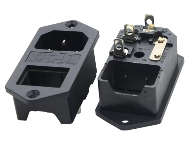 Rocker Switch with Socket and Fuse Screw Type Ac Power Inlet Socket Ac Socket