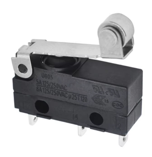 Mechanical Microswitch Momentary Miniaure Waterproof Roller Lever DC 5A 250V T125 5E4 Waterproof Micro Switch for Home
