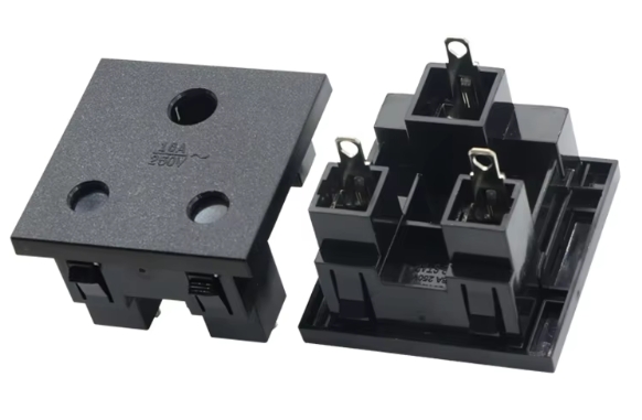 16A 250V South Africa 3 Pins Inlet Industrial AC Indian General AC 3 PIN Power Socket