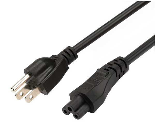 Factory Electrical Accessories Direct Approved 3-Pin Prong Plug Cable USA Power Cords 2m Electric Lead IEC C13 US Power Cord