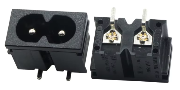 High Quality Industrial Electrical 2 Pin Female Power Small Socket Dc Connector Ac Power Sockets