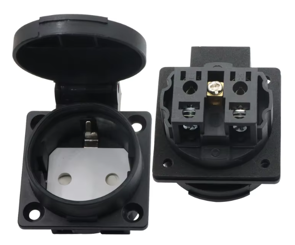 European Connection South Korea Power Socket IP54 German Waterproof Socket EU Socket