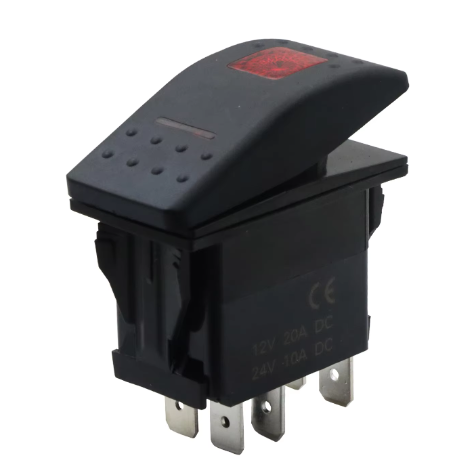 Factory Direct Modification Switch - 5 Pin Marine Switch, Suitable for Toggle Switches in Cars, Yachts, and Buses.