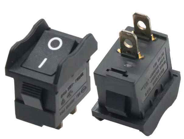 High Quality on off Black 6A 250V / 10A 125V T85 5E4 KCD1 Mini Rocker Switch