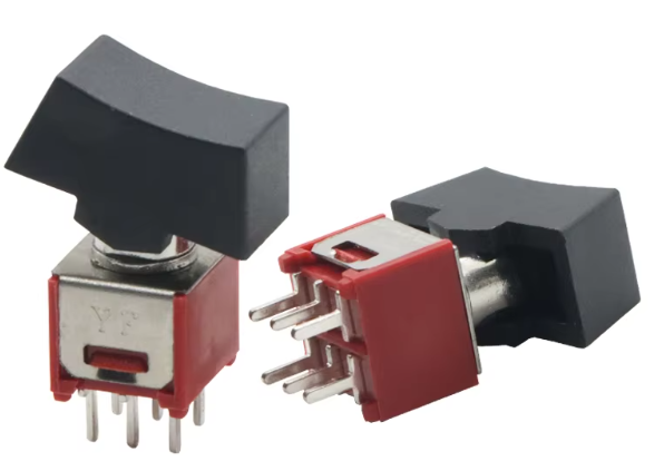 6pins Second Gear Side Electric Switch On-on Rocker Toggle Switch