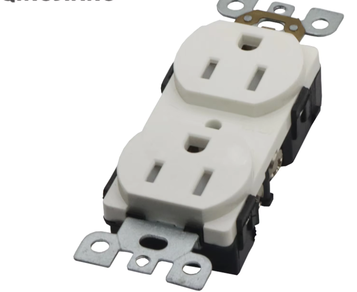 American Standard 125V GFCI Wall Socket Self-Test 15A Receptacle Tamper-Resistant and Weatherproof for Home/Generator Use
